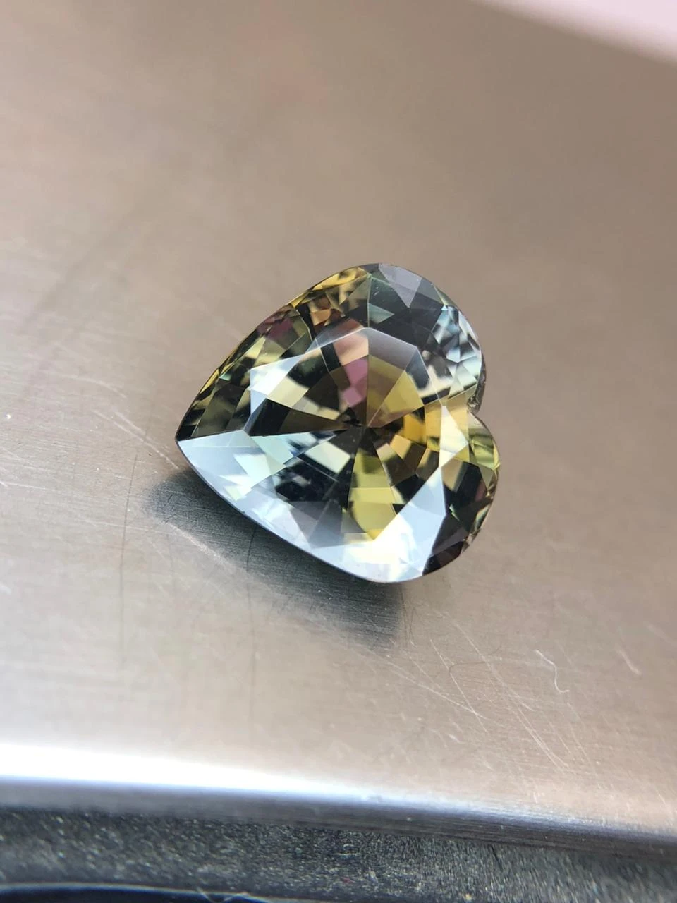 Natural Untreated Tanzanite  6.3 carats in Heart Shape from Tanzania — view 6